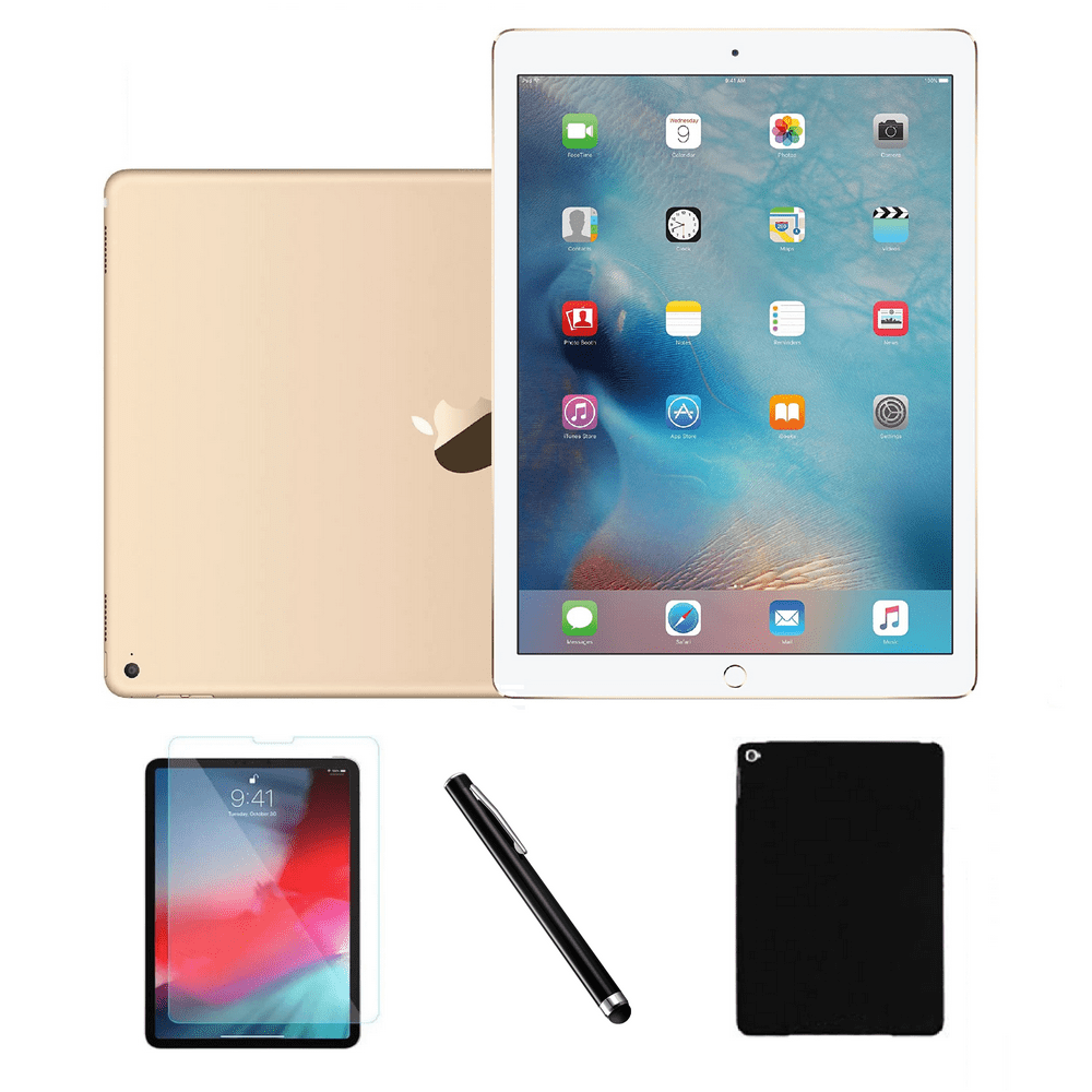 Apple iPad Pro 12.9inch A1584 128GB Gold Screen Protector, Case