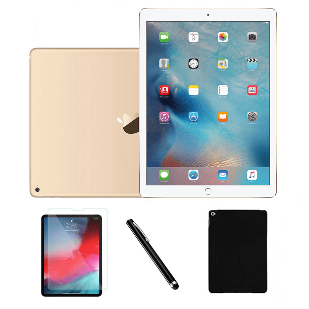 Apple iPad Pro 12.9-inch A1584 | 128GB Gold | Screen Protector, Case &  Stylus | Wi-Fi Only (Refurbished)