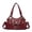 Claret, variant on PU Leather Shoulder Bag, Large Capacity Crossbody Bag with Adjustable Strap, Y2k Messenger Bag for Women Work Shopping Travel (Leopard print)