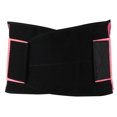 thumbnail image 4 of Tirantes para espalda, placa de acero transpirable, malla que mantiene el calor, cinturón de soporte de cintura elástico curvo para hombres y mujeres, color rosa, 4 of 10