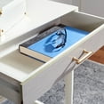 thumbnail image 3 of SAFAVIEH Estella Modern 4 Drawer Console Table, White, 3 of 14