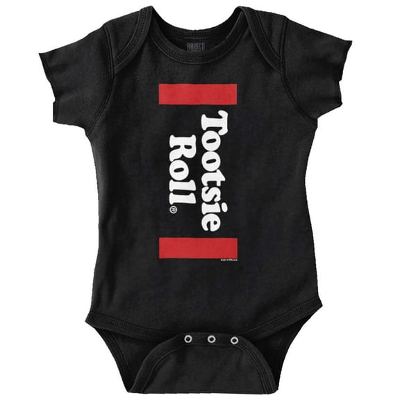 Retro Candy Logo Vintage Tootsie Roll Romper Boys or Girls Infant Baby Brisco Brands NB