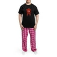 thumbnail image 5 of CafePress - A Product Of Wyoming Pajamas - Men's Dark Loose Fit Cotton Pajama Set, 5 of 7