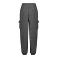thumbnail image 6 of Hauaitttt Womens Sweatpants Cargo Lined Baggy Athletic Jogger with Pockets 2025 Casual Trendy Pants Fall Outfits Casual Pant Suits for Women Velour Women Pants Casual Women Winter Pants plus Size, 6 of 6
