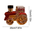 thumbnail image 3 of Tuvgenk Novelty Tractor Glass Whiskey Bottle, Unique Wine Decanter, Handsome Bar Accessory for Collectors and Gift Giving, 3 of 6