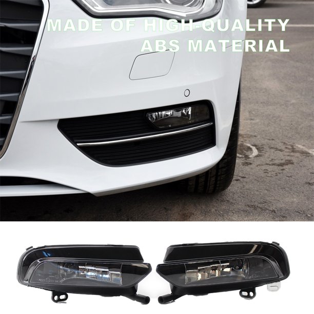 Gwong Autos Lámpara de conducción de niebla Parte modificada duradera Portátil derecha / izquierda Bombilla de reemplazo 8V0941699C 8V0941700C PARA AUDI A3 Hatchback 2015-2016 Gwong 24014394