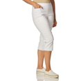 thumbnail image 1 of Pantalones Briggs New York Mujer Pull-On Capri Blanco Talla 14 US, 1 of 3