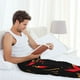 thumbnail image 5 of Fotbe Hot Chili Pantalones de Pijama para Hombre, Pantalones de Dormir, Pantalones de Casa con Cintura Ajustable y Bolsillos-Small, 5 of 6