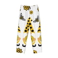 thumbnail image 2 of Fotbe Sunflower Gnome Men's Pajama Pants,Sleepwear Pants,Pj Bottoms Drawstring And Pockets-X-Large, 2 of 7