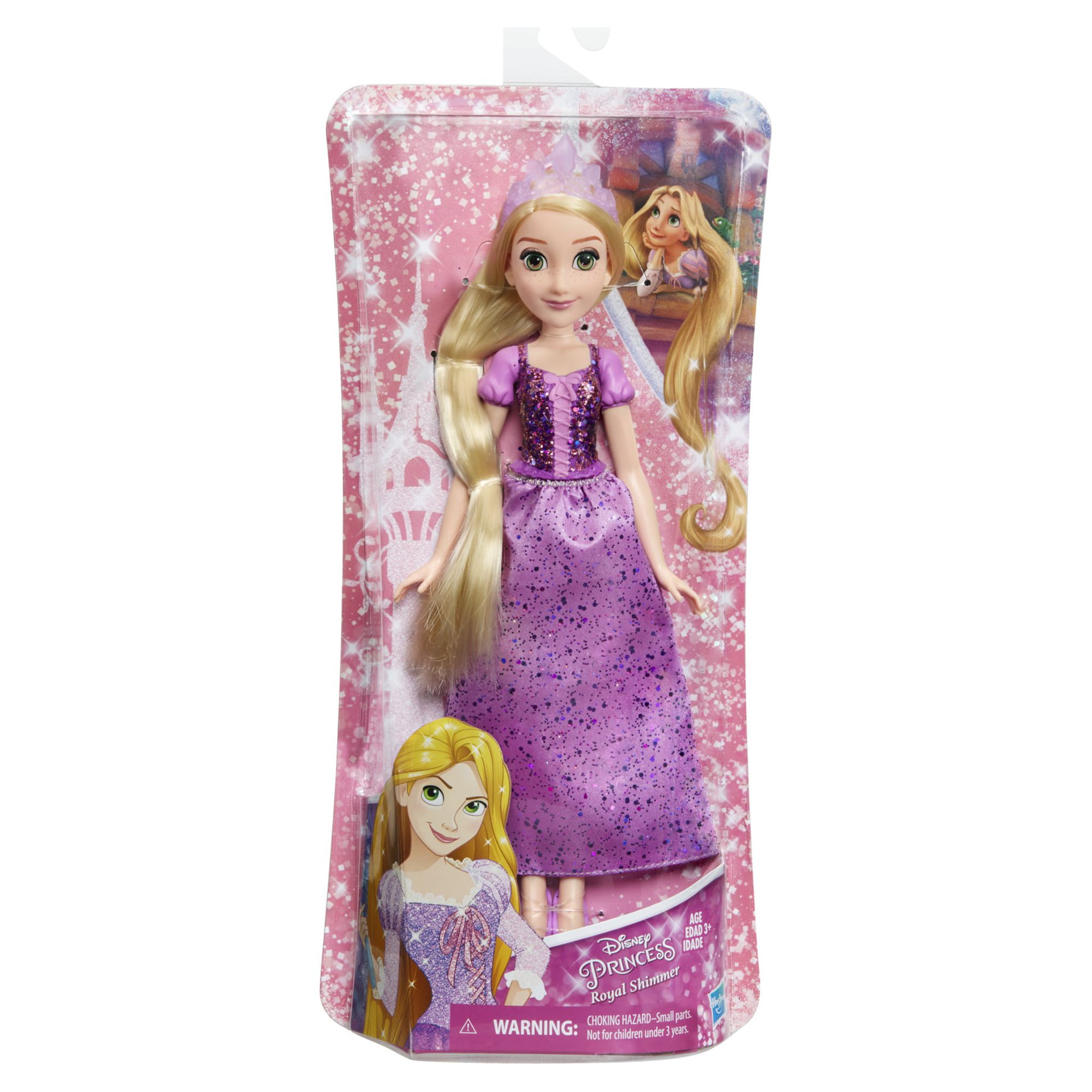 Disney Princess Royal Shimmer Rapunzel, Ages 3 and up, Includes Tiara and Shoes - image 2 of 10