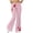 Pink, variant on Inleife Women's Floral Print Flare Pants Women's Fashion Casual Loose Printing Spring Summer Yoga Wide Leg Resilient Pants