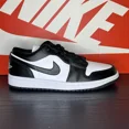 thumbnail image 1 of Ni - ke NEW Air Jordan 1 Low 'Panda' Black/White Women's Size 8.5, 1 of 5