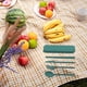 thumbnail image 5 of Juego de cubiertos de paja de trigo - Cuchillo de 3 piezas, cuchara con tenedor y funda, vajilla para camping y viajes, utensilios portátiles reutilizables de plástico, 5 of 6
