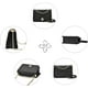 thumbnail image 4 of Bolsos cruzados para mujer, bolsos pequeños, bolso de hombro de cuero Pu, bolso de noche, bolsos acolchados con correa de cadena, 4 of 5
