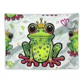 thumbnail image 5 of Orinice Frog Pattern Crown Tapestry Wall Hanging Unique Style for Home Decor Art in Living Room Bedroom Apartment Farmhouse Dorm 50x40inch, 5 of 6