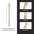 thumbnail image 2 of KONTONTY 2 Ensembles Instruments de Musique Clarinette en Résine Design Simple pour Offrir, 2 of 8