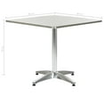 thumbnail image 5 of vidaXL Bistro Table Outdoor Side Table Garden Porch Deck Furniture Aluminum, 5 of 28
