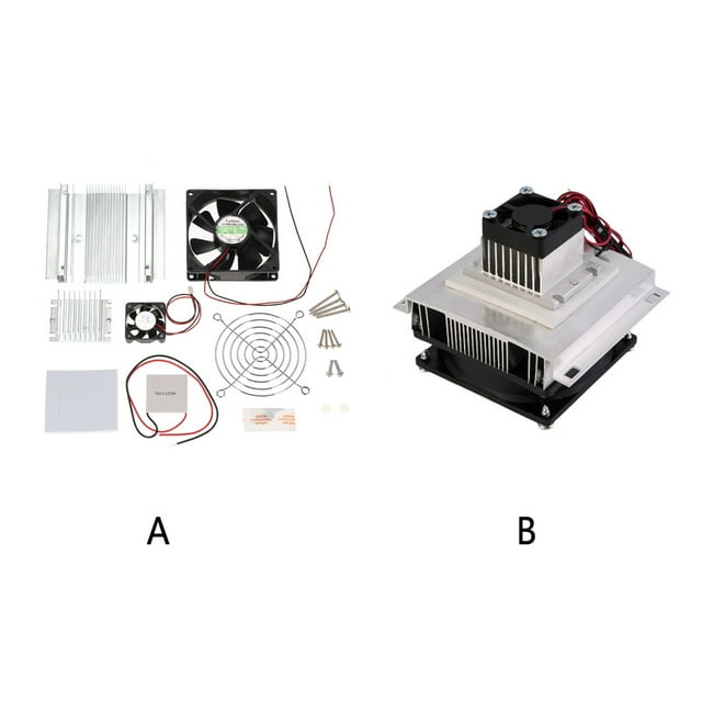 Module de Refroidissement Thermoélectrique en Aluminium pour Climatiseur Portable Détachable de Remplacement Ventilateur 60W Refroidisseur Systèmes à Semi-Conducteurs Assemblé