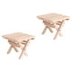 thumbnail image 5 of 2 modelos de mesa plegable en miniatura, mesa de madera creativa, decoración para el hogar., 5 of 7