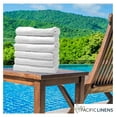 thumbnail image 6 of Lightweight Thin Bath Towels Set - 22 x 44 Inches 100% Cotton Towel - Bulk Hotel Collection Large Towels for Pool, Spa, Gym, Home (24, White), 6 of 9