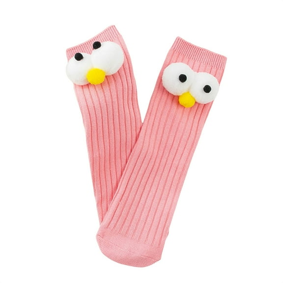 Aunavey Soft Toddler Tube Socks with Adorable Big Eye Pattern