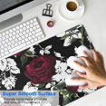 thumbnail image 4 of Long Mouse Pads for Desk,Pioneer Flower Floral Print Pattern Desk Mats on Top Of Desks, Desk Mouse Pad Extra Large with 3mm Non-Slip Base and Stitched Edge for Gaming,Office,Work,Home 31.5"x15.7", 4 of 6