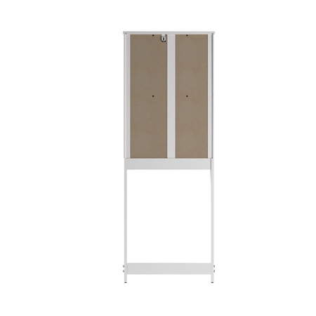 MAINSTAYS ARDENT OVER-THE-TOILET BATHROOM STORAGE CABINET, WHITE
