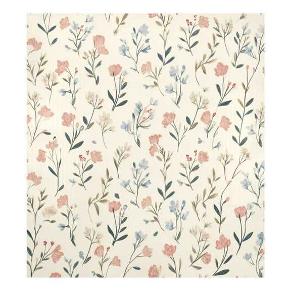 IAUYY Magnetic decorative sticker - 23x26 Inch PVC Refrigerator Decorative Cover, Removable DIY Art for Kitchen Appliances Soft-colored Flowers