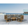 thumbnail image 4 of Anderson Teak SET-810 Circular Modular Deep Seating Set, Natural Smooth Well Sanded, 4 of 4