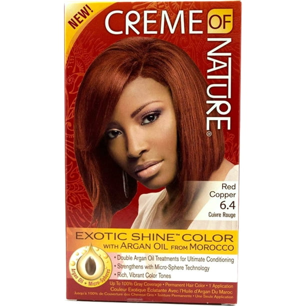Creme of Nature Permanent Hair Color Red Copper 6.4, 1.0 CT - Walmart.com