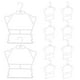 thumbnail image 1 of 10 perchas de plástico para armario de bebé, organizador de ropa para niños pequeños, soporte para abrigos, perchas estrechas blancas., 1 of 5