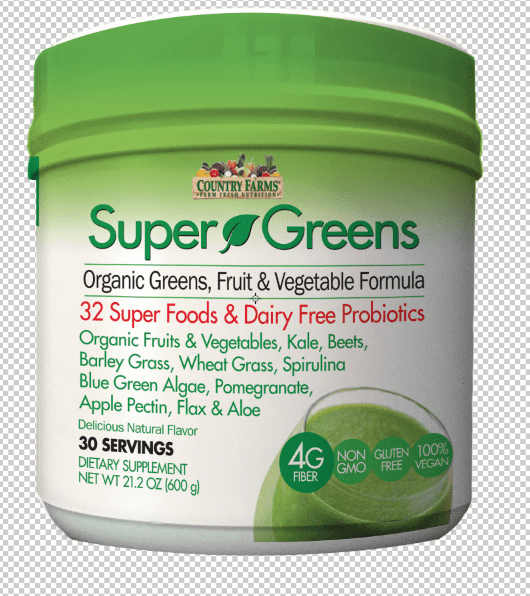 Country Farms Super Greens Drink Mix, 32 Super Foods & Dairy Free