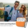 thumbnail image 2 of Earbud Case for Apple AirPods Pro 2nd/1st Generation with Cleaner Kit & Keychain, 2 of 13