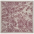 thumbnail image 6 of SAFAVIEH Restoration Vintage Kennard Border Wool Area Rug, Silver/Purple, 6' x 6' Round, 6 of 10