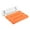 orange, variant on Bunblic Foldable Teak Folding Shower Seat Nonslip Seating Elderly Wall Mount Bench Space Saving Folding Folding Teak Teak Shower Seat orange