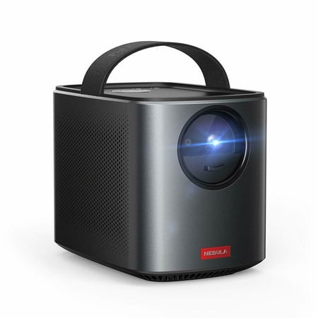Nebula, by Anker, Mars II Pro 500 ANSI lm Portable Projector with 720p DLP Picture, Dual 10W Speakers, Android 7.1, 30-150'' Image, 3-Hour (Best Projector Under 500 Uk)