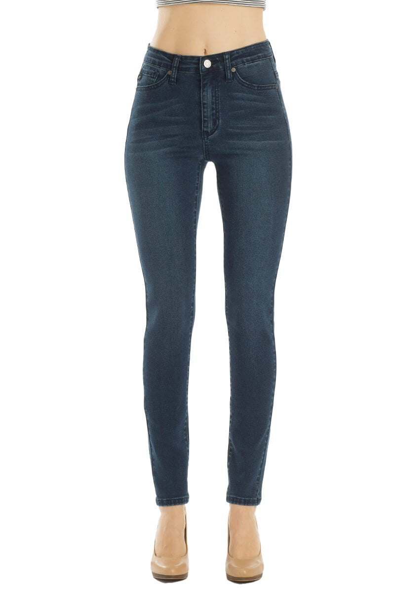 Kan Can Women's High Rise Skinny Jeans KC6009 - Walmart.com - Walmart.com