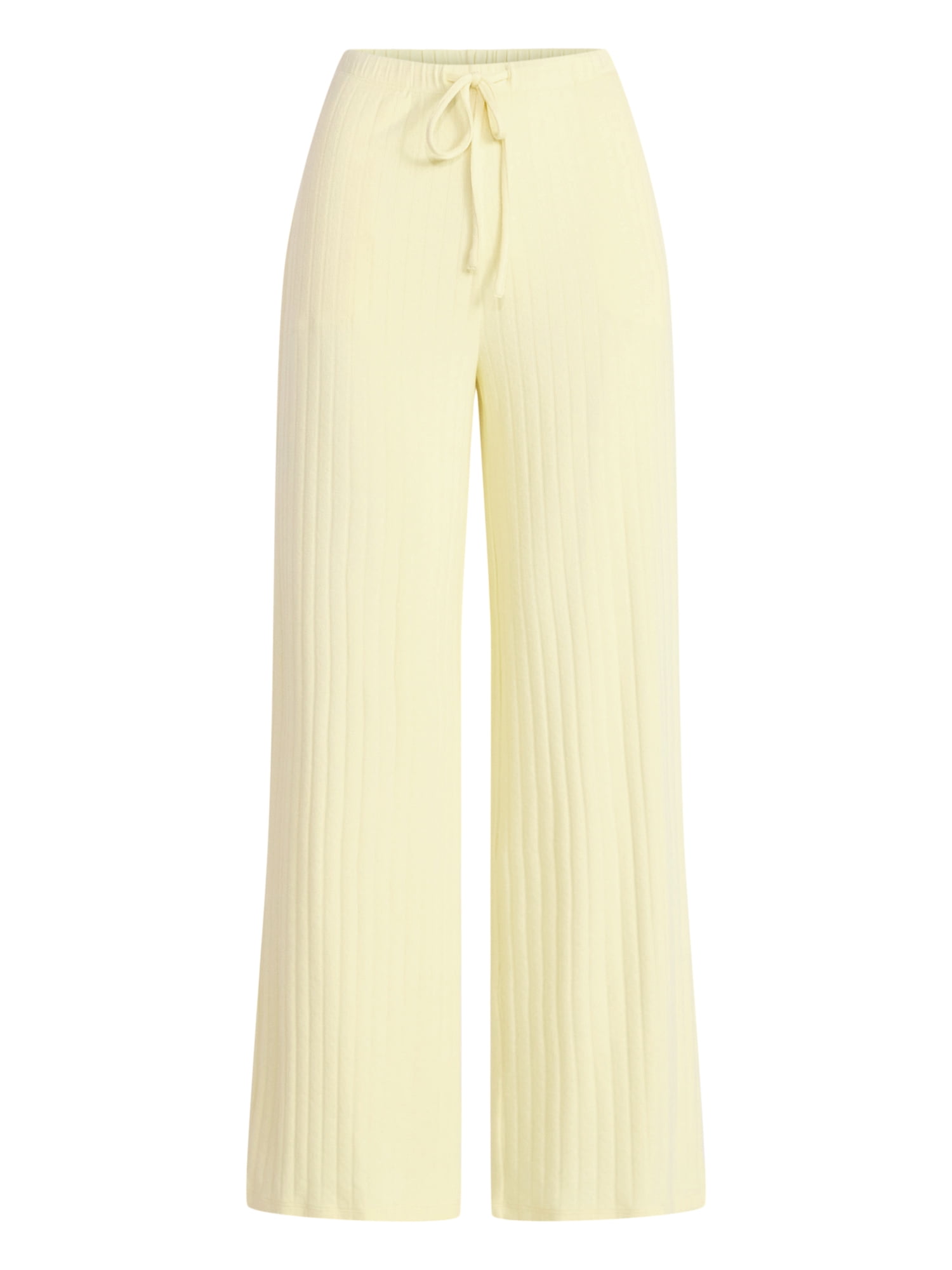 Joyspun Women’s Pointelle Knit Sleepwear Pants, 30'' Inseam, Sizes XS-3X