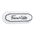 thumbnail image 3 of Letrero de pared Signage Cheung's Farm to Table, blanco, 3 of 5