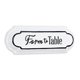 thumbnail image 3 of Letrero de pared Signage Cheung's Farm to Table, blanco, 3 of 5