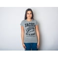 thumbnail image 4 of Womens Tacos Are The Answer T Shirt Funny Sarcastic Tequila Tee for Ladies Womens Graphic Tees, 4 of 7