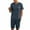 Mens Pajama Sets Clearance Blue, variant on EOYWHK Lounge Sets for Men Big and Tall Summer Pajamas Short Sleeve Crew Neck Basic Sleepshirts and Elastic Waist Matching Sleepwear Bottom Clearance,XL-3XL