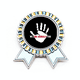 thumbnail image 1 of Somos animales también proteger la tierra Insignia broche Medalla ganadora, 1 of 3