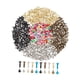 thumbnail image 3 of 500 Piezas Sujetapapeles Broches de Papel Pernos Separadores Redondos Pernos para Manualidades Metálicos para Decoración y Creación de Accesorios, 3 of 9