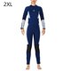 thumbnail image 2 of Traje de buceo de neopreno traje de baño impermeable espesado 5 mm espalda con cremallera Snorkel deportes de agua Manténgase caliente para nadar mujer surf, Navy XXL Advancent OD019356-18, 2 of 7