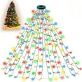 thumbnail image 1 of Cascading Twinkle Lights for Christmas Tree, Twinkle Christmas Tree Waterfall Fairy Lights, with 600 Light Cascading Tree Lights for Indoor Outdoor Christmas Tree Lights, 1 of 5