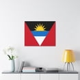 thumbnail image 6 of Antigua and Barbuda Country Flag Canvas Vibrant Wall Art Unframed Home Decor, 6 of 13