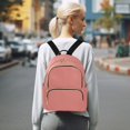 thumbnail image 7 of JIALIOU Mini Backpack Purse for Women Quilted Casual Daypack Small Travel Shoulder Bag, Coral, 7 of 7