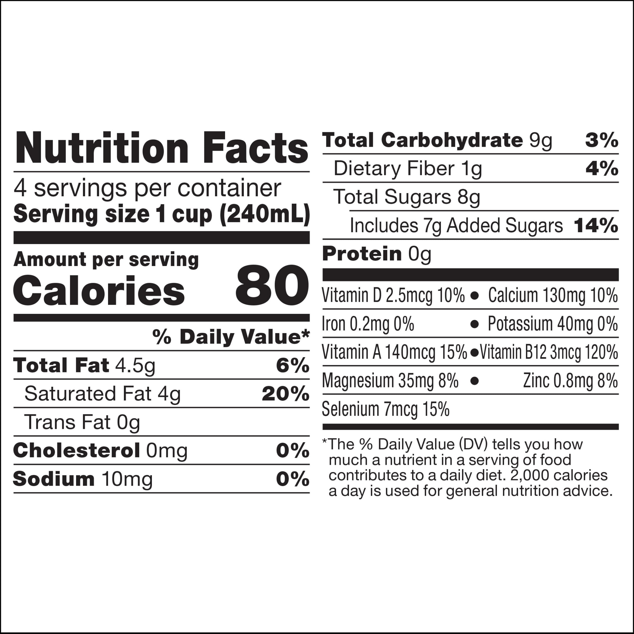 So Delicious Dairy Free Shelf Stable Vegan and Gluten Free Vanilla Organic Coconut Milk Carton, 32 fl oz