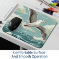 thumbnail image 6 of Seagull Printed Square Mouse Pad, 8.3x9.8 Inch, Non-Slip Rubber Bottom Mouse Mat for Office and Gaming, 6 of 6